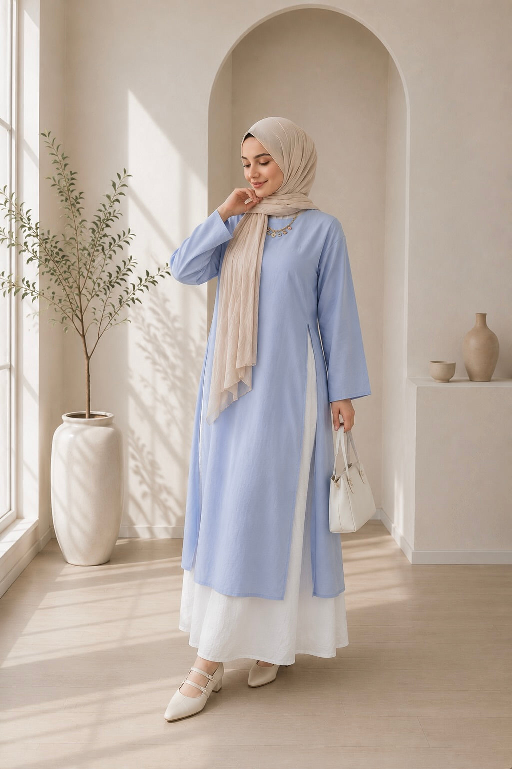 Ensemble,baby blue