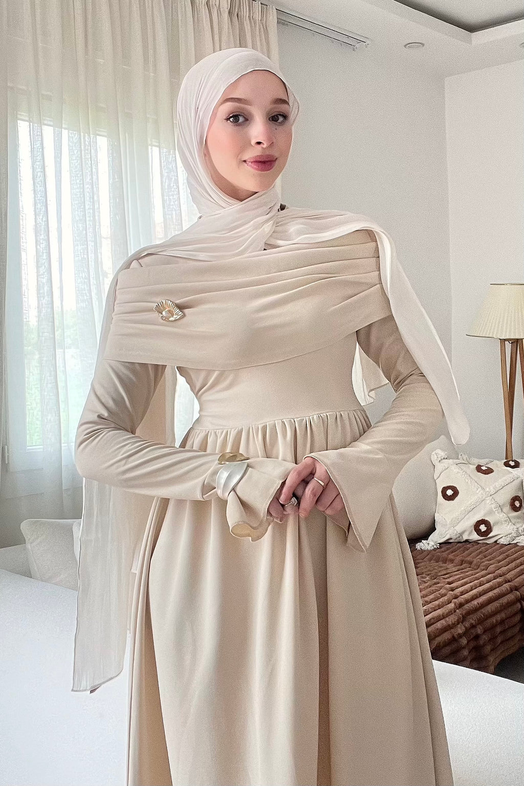 ROBE ALIA - BEIGE